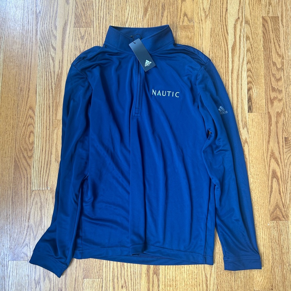 NWT Nautic Adidas Quarter Zip